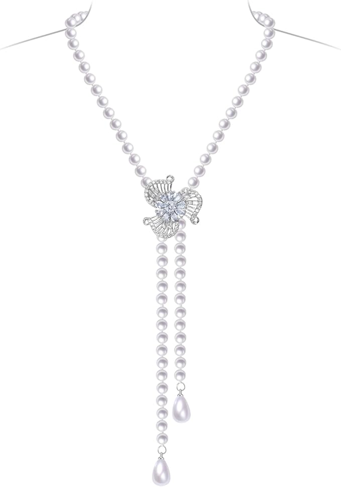 ルビー ネックレス レディース 人気 冠婚葬祭 貝パール 8mm ロング ネックレス サファイア 真珠 9月誕生石88cm 調整式 入学式 卒業式 結婚式 パーティー 9月誕生日 プレゼント アクセサリー (多様な付け方